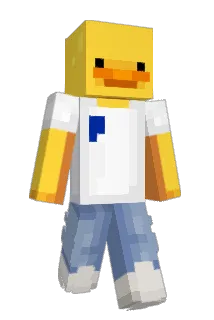 a_retro Minecraft avatar full body