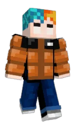 black and watusi Minecraft skin — Classic model