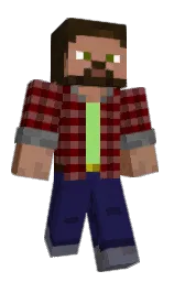 MaceyPlays01's Minecraft skin wearing the Migrator cape