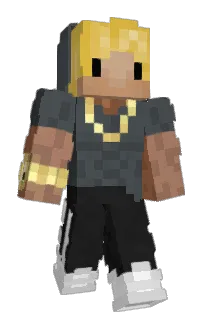 Front of Streaked's skin