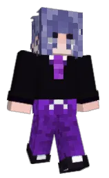 cinder and mandys pink Minecraft skin — Classic model — first worn by Buckthecatte