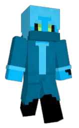 malibu and bahama blue Minecraft skin — Classic model — first worn by GNG27