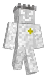 white and alto Minecraft skin — Classic model