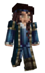 ebony and shadow Minecraft skin — Slim model — first worn by Junoix