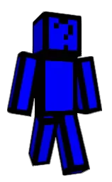 white and black Minecraft skin — Classic model — first worn by SheepBot