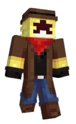irish coffee and brown derby Minecraft skin — Classic model — first worn by Ricoginger