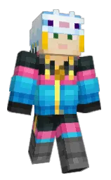 outer space and curious blue Minecraft skin — Classic model — first worn by TheCuriousMiner