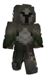 Wubbified's Minecraft skin wearing the Migrator cape