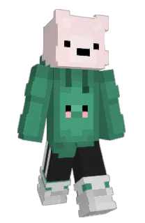 Front of IsLetuce's skin