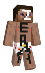 sandal and white Minecraft skin — Classic model