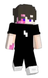 black and merlin Minecraft skin — Classic model