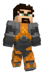 mine shaft and ochre Minecraft skin — Classic model
