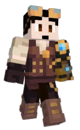 cocoa brown and cowboy Minecraft skin — Classic model — first worn by SpyFish