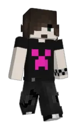 pearl bush and cod gray Minecraft skin — Slim model — first worn by sexybeachbabe
