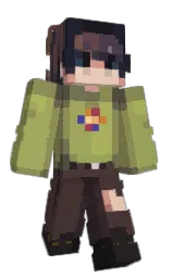 Vertiaoff's Minecraft skin wearing the Minecraft Experience cape