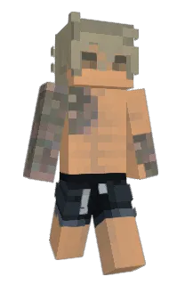 Front of GraylySand's skin