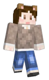 BottleFe's Minecraft skin wearing the Migrator cape