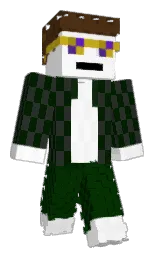 deep fir and heavy metal Minecraft skin — Classic model