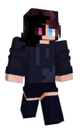 mirage and ebony Minecraft skin — Classic model — first worn by Hawee__