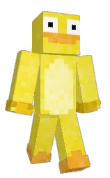 duck_the_epik's Minecraft skin wearing the Yearn cape