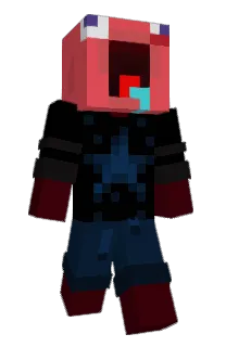 Front of MaroonYT's skin