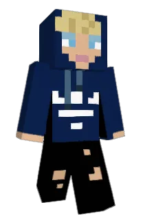 Front of Exxtic's skin