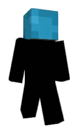 curious blue and eastern blue Minecraft skin — Slim model — first worn by KEITH_0302