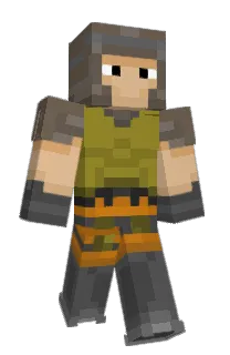 Front of Makinowy's skin