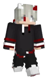RTMP's Minecraft skin wearing the Migrator cape