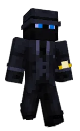 steel gray and woodsmoke Minecraft skin — Classic model