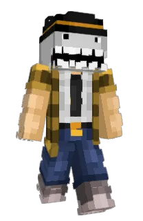 Front of sadcet's skin