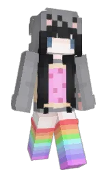 lttlgrl's Minecraft skin wearing the Migrator cape
