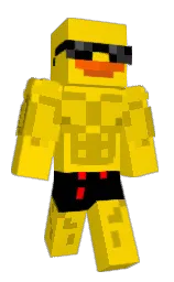 school bus yellow and buddha gold Minecraft skin — Classic model