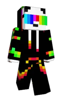 Front of larpoice's skin