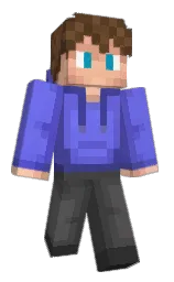 black and tundora Minecraft skin — Classic model — first worn by DexYT