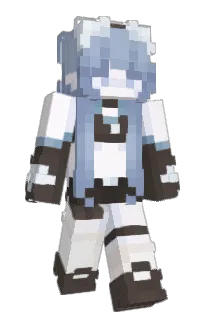 Front of Mixziie's skin