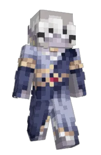 Front of RavenRay's skin