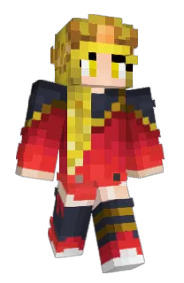 Front of GlitchCorrupted's skin