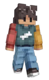 mysticmegga's Minecraft skin wearing the Minecraft Experience cape