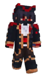 cinder and ebony clay Minecraft skin — Slim model