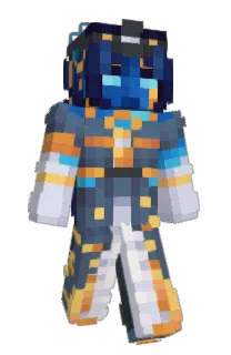 Front of hatstick's skin