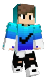 white and cod gray Minecraft skin — Classic model