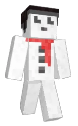 white and alabaster Minecraft skin — Classic model