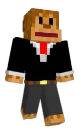 black and mine shaft Minecraft skin — Classic model — first worn by destroyerofballs