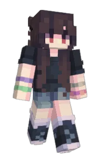 Front of Dahwia's skin