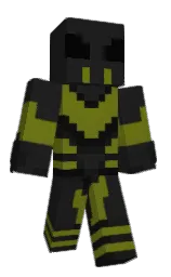 cod gray and white Minecraft skin — Classic model