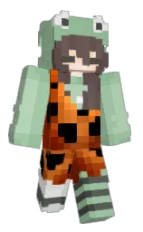 Wheez3d's Minecraft skin wearing the Pan cape