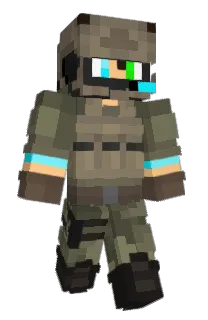Front of ncteague's skin