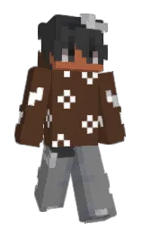 saddle and gray Minecraft skin — Slim model — first worn by ImHoodie_