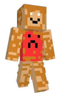 Front of Bombata's skin